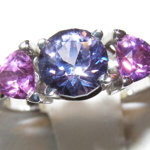 Brightly Colored Spinel (N)* & Sapphire Ring 14KWG 2.14 ctw