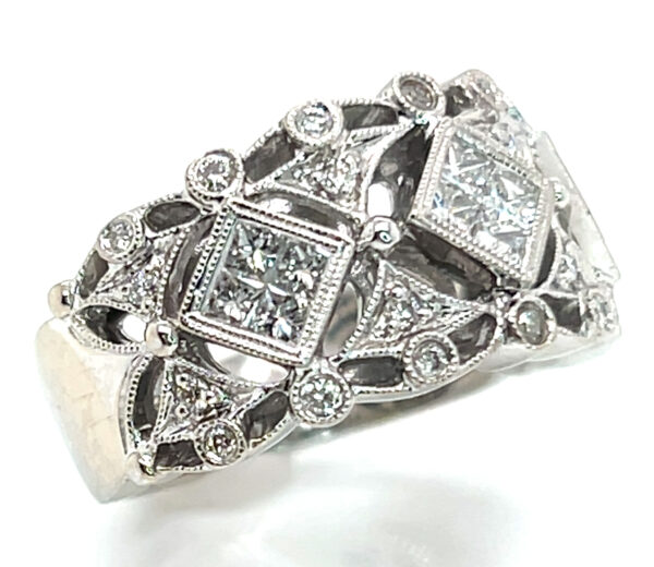 Brilliant Fancy Diamond (N)* Fashion Ring 14KWG 1.30 ctw