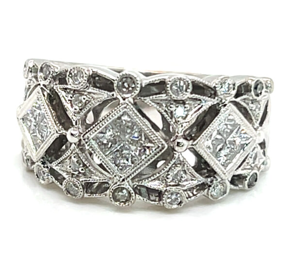 Brilliant Fancy Diamond (N)* Fashion Ring 14KWG 1.30 ctw - Image 3