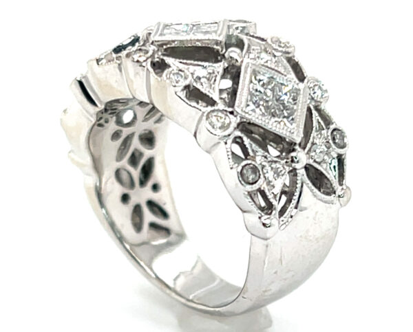 Brilliant Fancy Diamond (N)* Fashion Ring 14KWG 1.30 ctw - Image 4