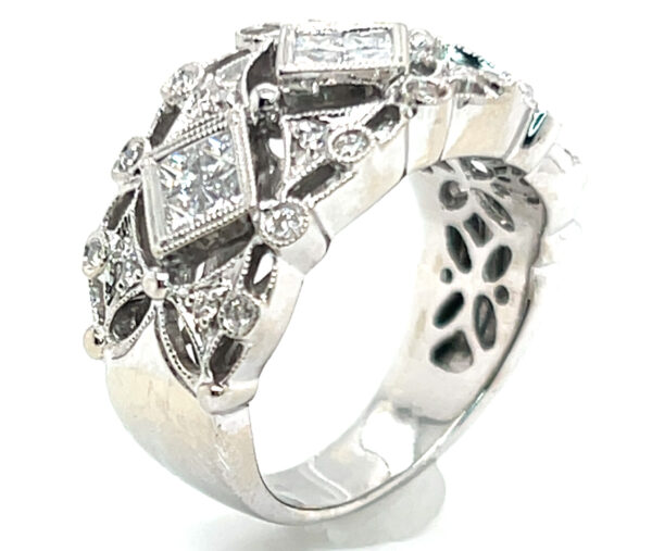 Brilliant Fancy Diamond (N)* Fashion Ring 14KWG 1.30 ctw - Image 5